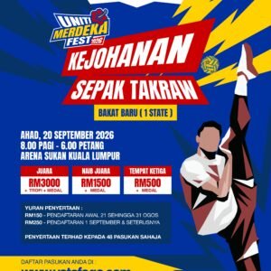 KEJOHANAN SEPAK TAKRAW BAKAT BARU (1 STATE)